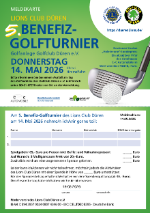Thumbnail for Meldekarte Golfturnier 2026